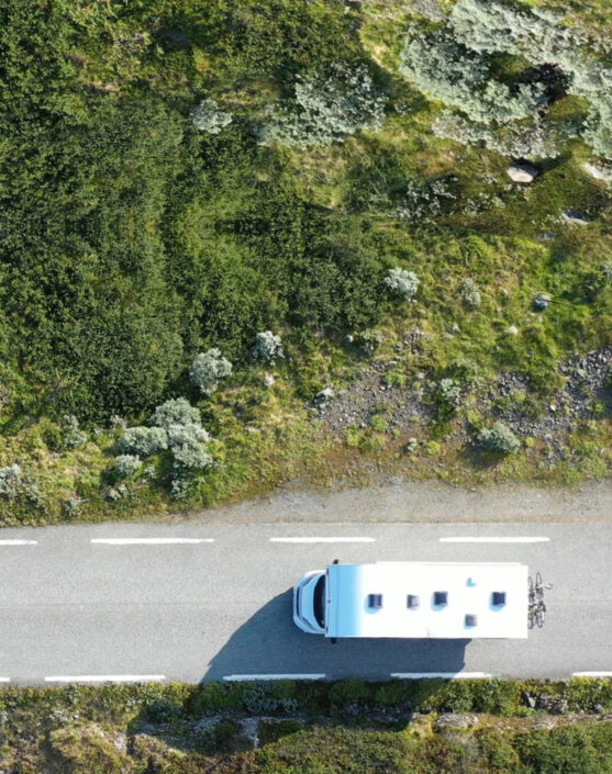 motorhome on road